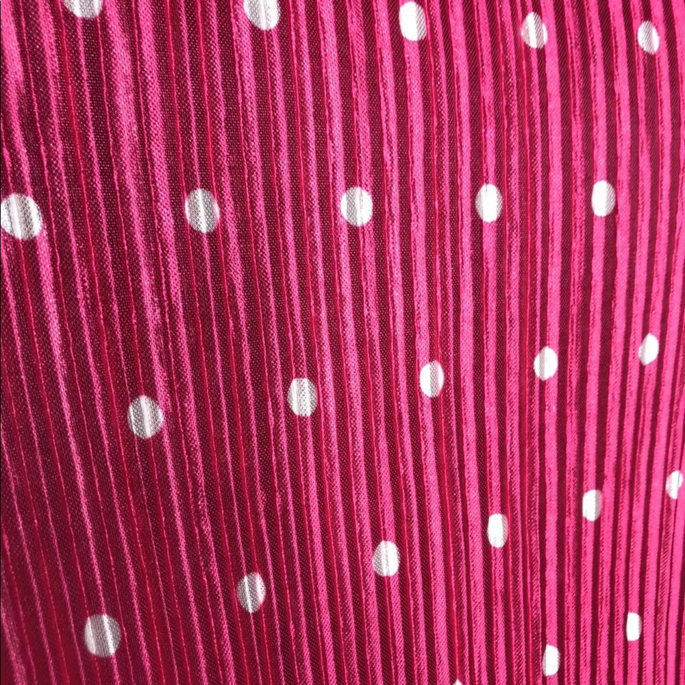 Lula roe Shirley Dress Kimono jacket duster Women M Pink Polka Dot Barbie core - Picture 5 of 5